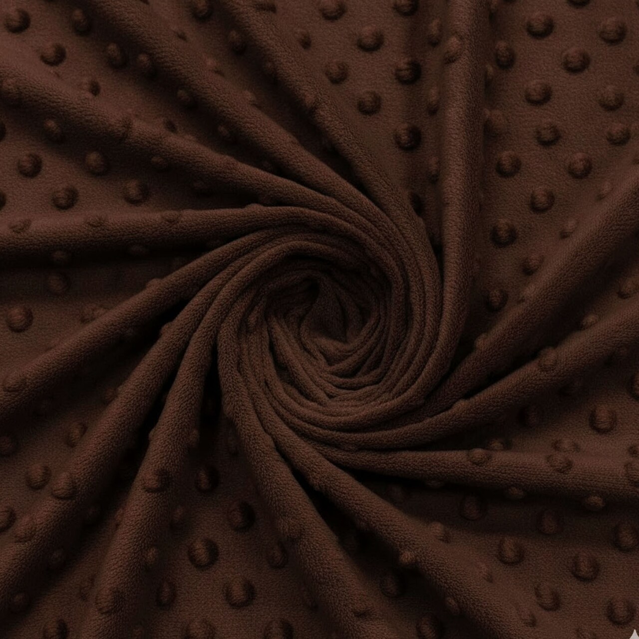 1 Yard Minky Dimple Dot Faux Fur Fabric, 60″ Wide 100% Polyester